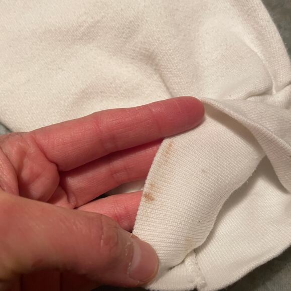 Vintage Bijan Men Logo Raglan Crewneck Sweatshirt XL USA Anvil Cologne Promo 80s - Picture 8 of 11